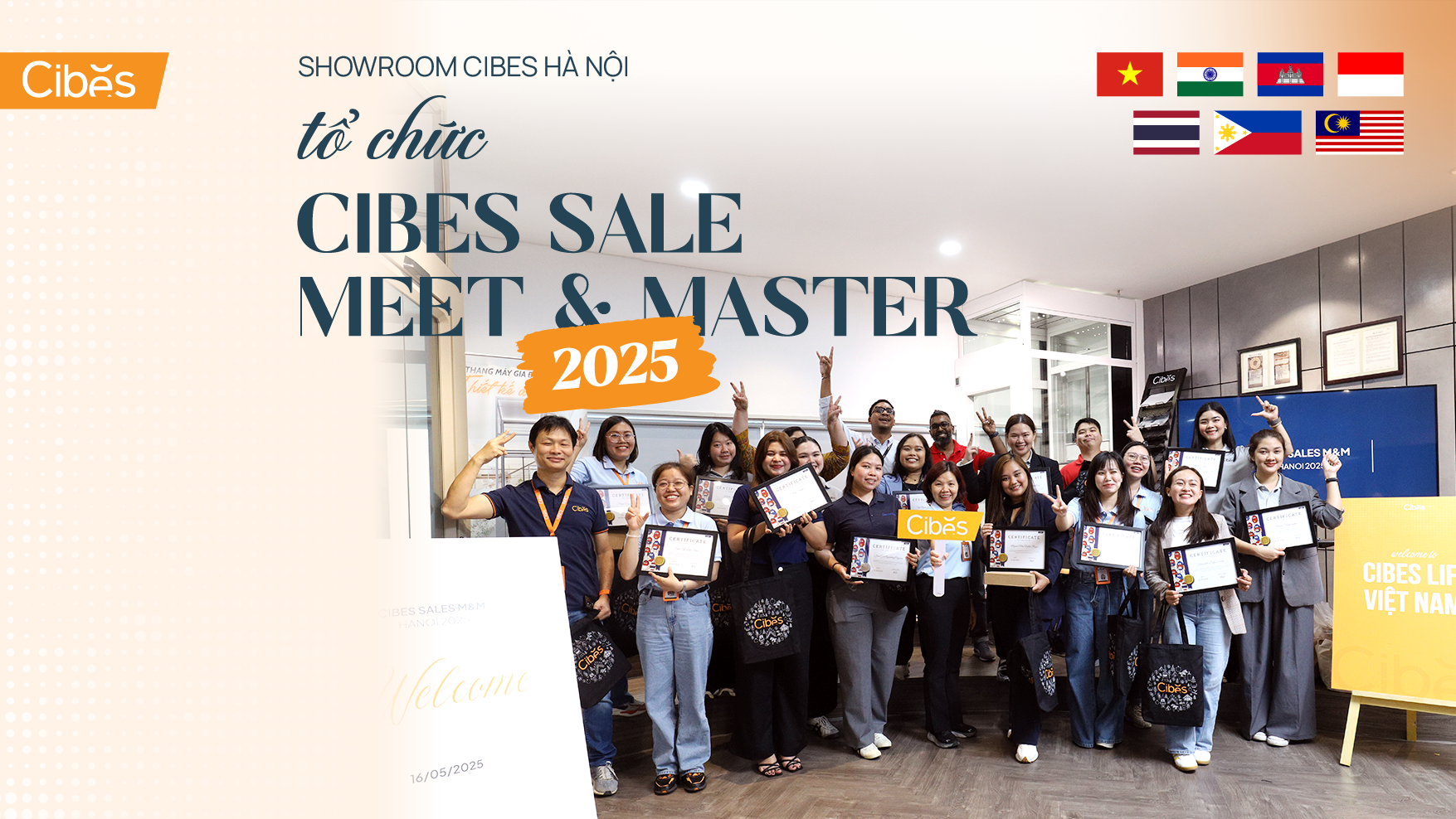 Tổ chức Cibes Sale Meet&Master 2025 